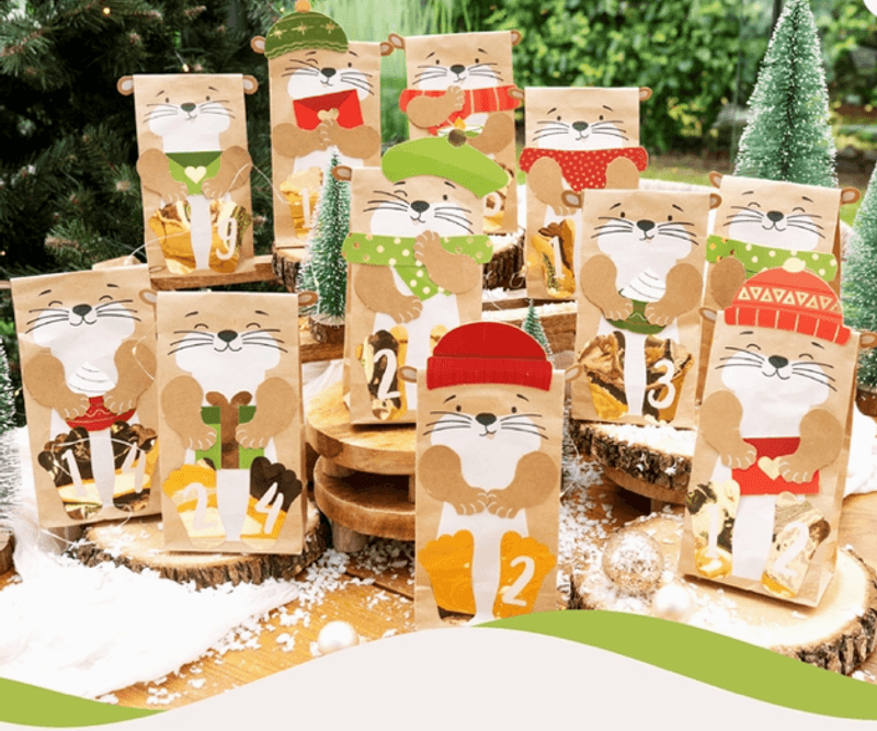DIY kalenderposer Jule oter